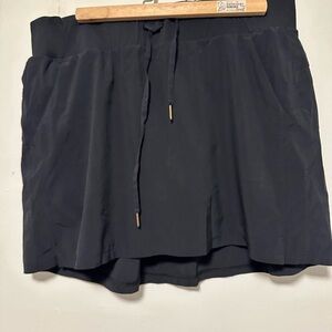 Black Drawstring Skort